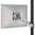 Picture of Single Monitor K2P Articulating Pole Display Mount, Silver