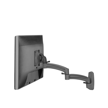 Picture of Single Monitor K2W Wall Swing Arm Display Mount, 17.2" Extension, Black