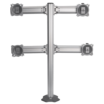 Picture of Grommet Mounted 2x2 Array Monitor Mount, Silver