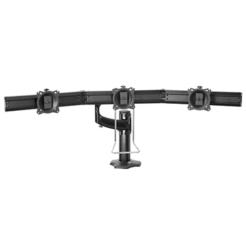 Picture of Vertical Grommet Mounted 3x1 Array Monitor Mount, Black