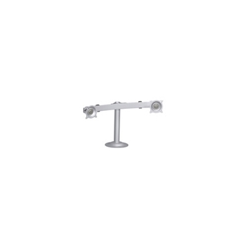 Picture of Dual Monitor Horizontal Grommet Mount, Silver