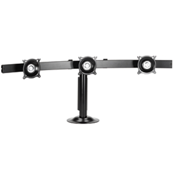 Picture of Widescreen Triple Monitor Horizontal Grommet Mount, Black