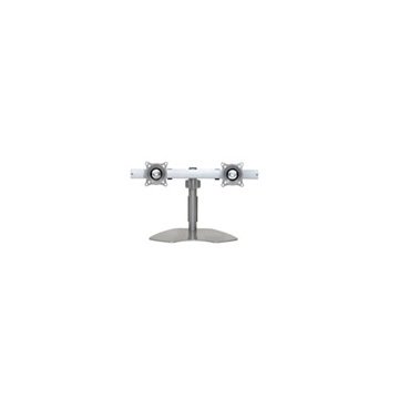 Picture of Dual Monitor Horizontal Table Stand, Silver