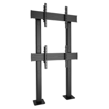 Picture of 1x2 Micro-adjustable Large Bolt-down Freestanding Video Wall Mount Solution, Landscape