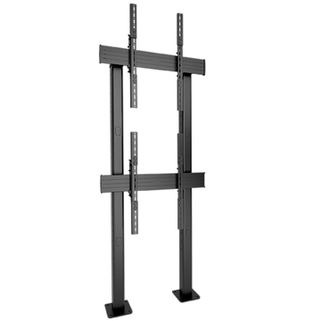 Picture of 1x2 Micro-adjustable Large Bolt-down Freestanding Video Wall Mount Solution, Portrait