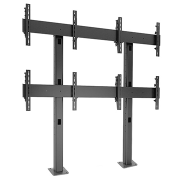 Picture of 2x2 Micro-adjustable Large Bolt-down Freestanding Video Wall Mount Solution, Landscape