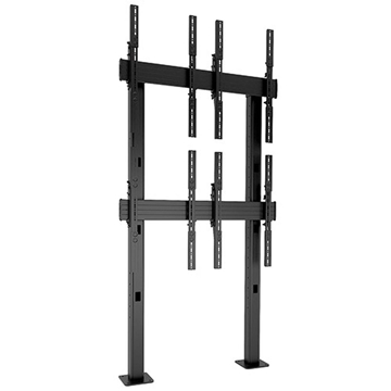 Picture of 2x2 Micro-adjustable Large Bolt-down Freestanding Video Wall Mount Solution, Portrait