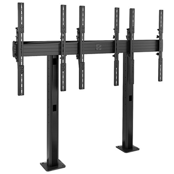 Picture of 3x1 Micro-adjustable Large Bolt-down Freestanding Video Wall Mount Solution, Portrait