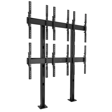 Picture of 3x2 Micro-adjustable Large Bolt-down Freestanding Video Wall Mount Solution, Portrait