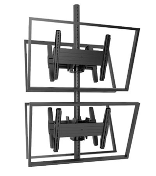 Picture of 1x2 Back-to-back Stacked Ceiling Mount