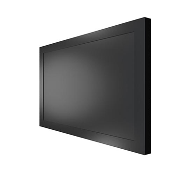 Picture of Impact On-Wall Kiosk, Landscape 49" Black