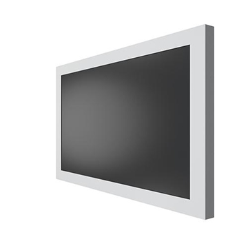 Picture of Impact On-Wall Kiosk, Landscape 49" White