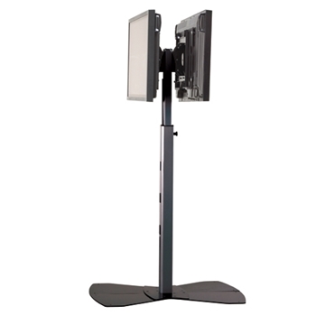 Picture of Large Flat Panel Dual Display Floor AV Stand