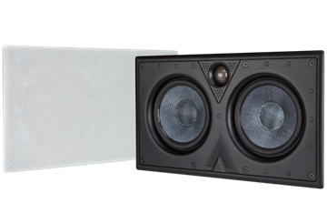 Picture of 5.25" 2-way Aspire In-wall Dual LCR Speaker, White Textured, Single