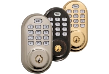 Picture of Yale#174; Wireless Deadbolt Lock w/infiNET EX#174; and Pushbutton Keypad