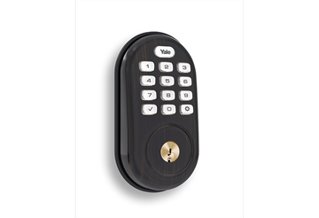 Picture of Yale Assure Lock Wireless Deadbolt with infiNET EX and Pushbutton Keypad, Oil-rubbed Bronze