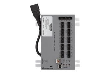 Picture of 10-motor Power Supply with Ethernet to Cresnet Bridge and Cresnet Hub