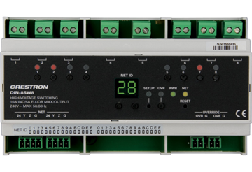 Picture of DIN Rail High-Voltage Switch, 8 feeds, 8 channels