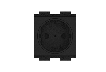 Picture of AC Power Outlet Module for FT2 Series FlipTop, Single, European Schuko Type F Outlet, IEC C14 Inlet