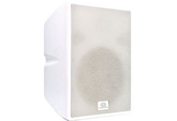 Picture of Saros#174; 8" 2-Way Surface Mount Speaker, White Textured, Single (must be ordered in multiples of 2)