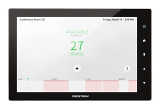 Picture of 10.1" Room Scheduling Touch Screen, Black Smooth