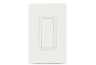 Picture of 0 to 10V Zum Wireless Wall-box Dimmer, White Smooth