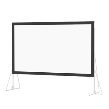 Picture of F/F HD DLX UWA 14-6X25 -- Heavy Duty Fast-Fold Deluxe Screen System - HDTV (16:9) - Ultra Wide Angle - 162 x 288 - No Case, No Legs