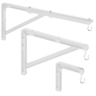 Picture of #6 WALL BRACKET WHITE -- Mounting and Extension Brackets (#6 Wall Bracket White)