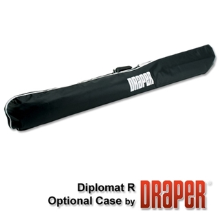 Picture of Diplomat/R with Black Carpeted Case, 60" x 60", AV, Matt White XT1000E