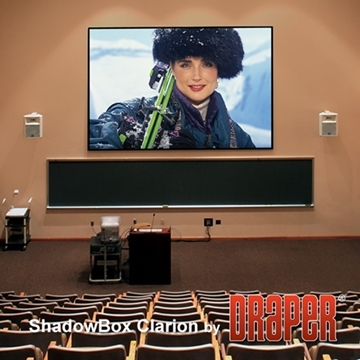 Picture of ShadowBox Clarion, 100", NTSC, Pure White XT1300V