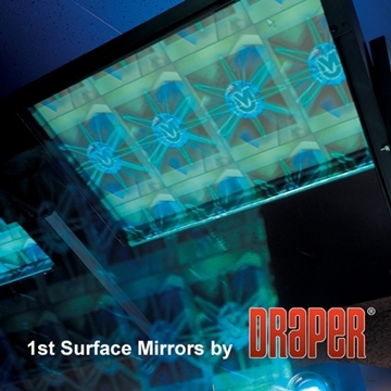 Picture of First Surface Mirror with Frame, 48" x 60", Rear Projection