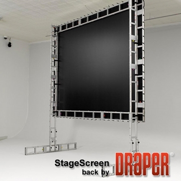 Picture of StageScreen Leg Kit A, Silver, 170 1/4" x 68 1/2" - Black