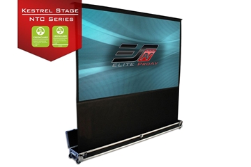 Picture of 125" Large Portable Electric Projection Screen