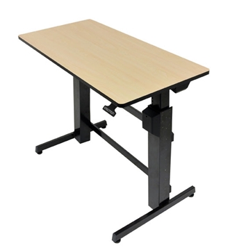 Picture of WorkFit-D, Sit-Stand Desk (birch surface)