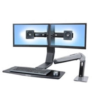 Picture of WorkFit-A Dual LCD Monitor Sit-Stand