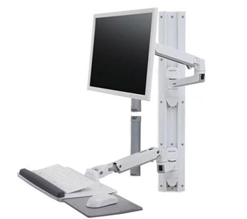 Picture of LX Keyboard and Monitor Wall Mount System, White
