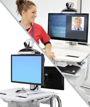 Picture of Back-to-back Monitor SV Telepresence Kit for Powered Cart