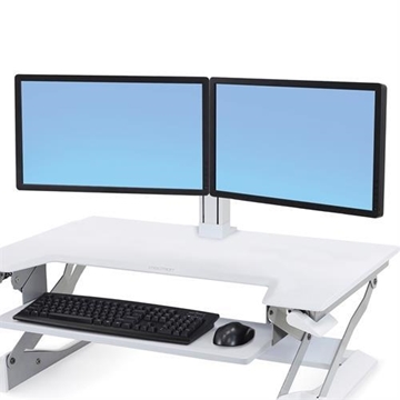 Picture of WorkFit Dual Monitor Mount Kit, White
