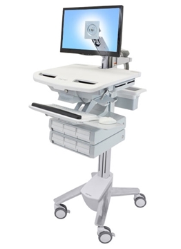 Picture of StyleView Cart with LCD Arm, 6 Drawers