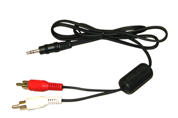 Picture of 12ft 3.5mm to Dual RCA Male Stereo Audio Cable
