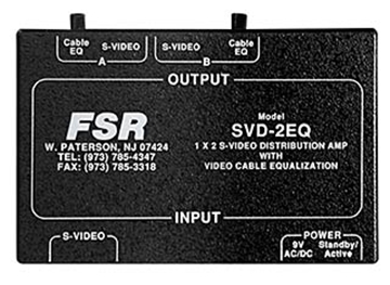Picture of SVD Series 1 x 2 S-Video Distribution Amplifier w/ Cable EQ