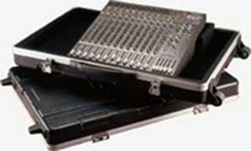 Picture of Molded PE Mixer or Equipment Case, 20 x 30 x 6-inches with Wheels