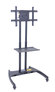 Picture of 46.5" to 62.5" Stand with Shelf for LCD/LED Flat Panel Display