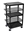 Picture of 16" to 42" Presentation AV Cart with 3 Shelves and 3-outlet 15ft Cord, Black