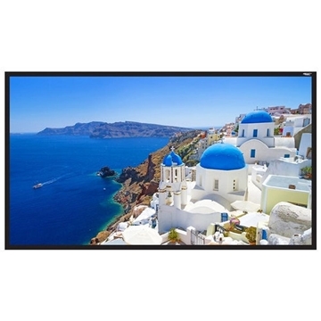 Picture of 135" Diagonal Fixed Frame Projector Screen, HDTV Format, Matte White Fabric