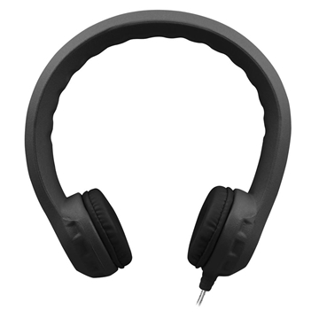 Picture of Flex-phones XL Indestructible Single Construction Headset for Teens, Black