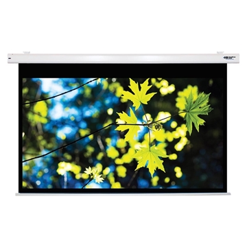 Picture of 100" Diagonal Electric Projector Screen, 16:10 PC Format, Matte White Fabric