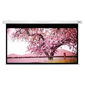 Picture of 110" Diagonal Electric Projector Screen, HDTV Format, Matte White Fabric