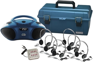 Picture of 6-person Bluetooth/CD/FM Listening Center with HA2V Personal Headphones