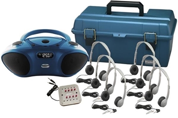 Picture of 6-person Bluetooth/CD/FM Listening Center with MS-2L Personal Headphones